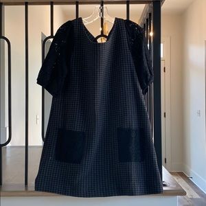 Anthropologie knit/lace tunic.